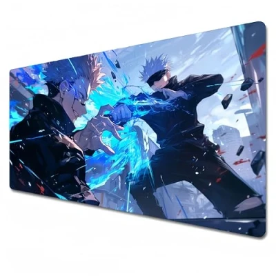 Image of CMJSGG Jujutsu mouse padAnime pad blueXXL 900x400Office desk mat largeWaterproof Anti slipGojoRyomen Sukuna