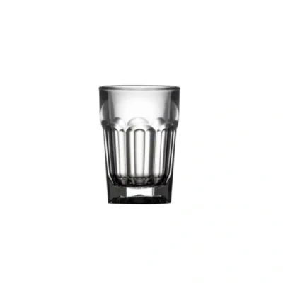 Image of Pack of 10 Unbreakable Polycarbonate Remedy Style Shot Glasses Dishwasher Safe