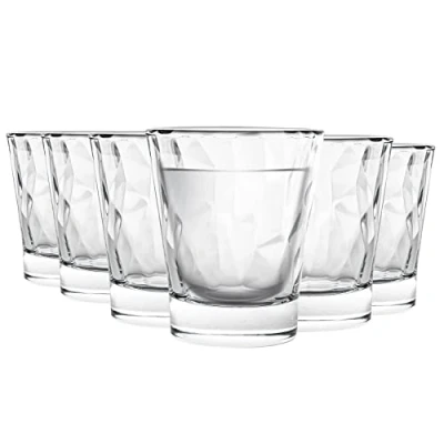 Image of 6x 80ml Diamond Shot Glasses By Bormioli Rocco