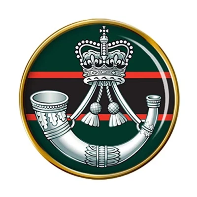 Image of The Rifles (Bugle Insignia), British Army Pin Badge