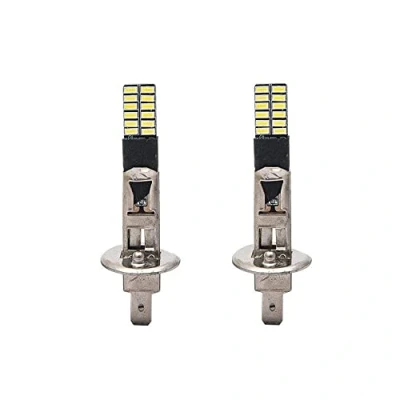 Image of MASO H1 LED Headlight Bulbs White 6500K Car Exterior Fog Light Super Bright Lighting Output(2pcs)