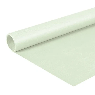 Image of Clairefontaine Ref 195721C Kraft Wrapping Paper (Single Roll) 70cm Width x 10m Length, 65gsm Paper, Acid Free, pH Neutral Spring Green Design