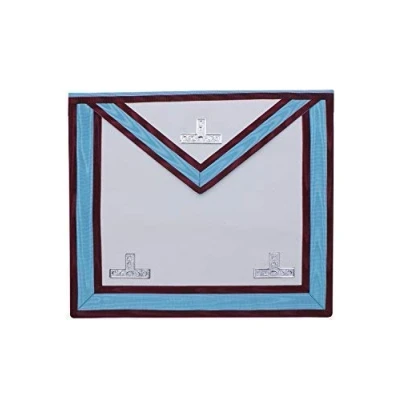 Image of Masonic Regalia Mark Past Master WM Apron Lambskin Leather MA017L