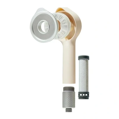 Image of Hello Klean Purifying Shower Head Refill Cartridges Filters to Remove Unwanted Metals, Chlorine &amp; Impurities Found in Water includes 1x Headpiece Cartridge Handle