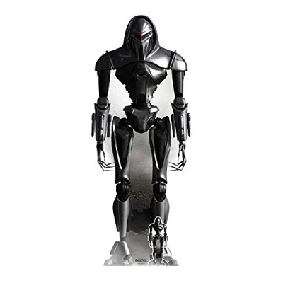 Image of STAR CUTOUTS SC1643 Cylon Cybernetic Lifeform Node Battlestar Galactica Lifesize Cardboard Free Mini Standee, Solid, Multicolour, Regular