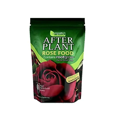 Image of 1KG RHS EMPATHY AFTERPLANT ROSE FOOD WITH ROOTGROW MYCORRHIZAL FUNGI PLANT FEED