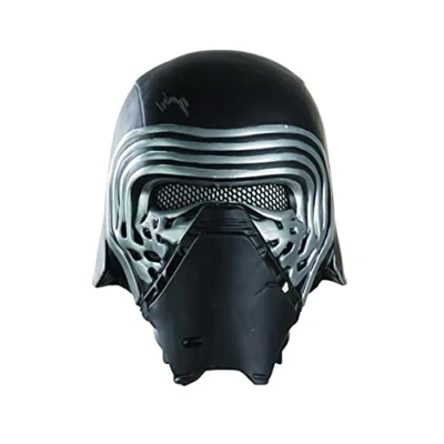 Image of Rubie&#039;s Official Adult&#039;s 1:2 Scale Star Wars Kylo Ren Mask One Size, Black Halloween