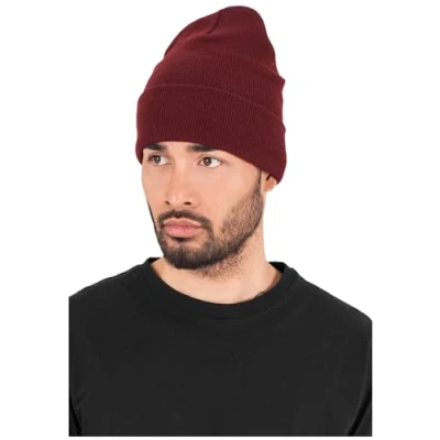 Image of Flexfit Yupoong Heavyweight LONG Beanie, Size: One Size, Maroon
