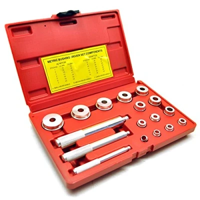 Image of AB Tools US Pro Bearing Race Seal Bush Driver Tool Kit For Bushes Wheel Bearings Metric 18pc