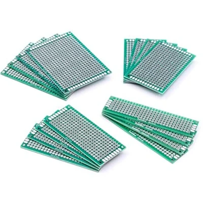 Image of AZDelivery Set of 16 PCB Prototyping Board Perforated Cards compatible with Arduino including E Book!