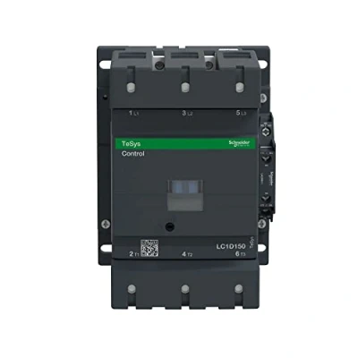 Image of Schneider LC1D150U7 Contactor 75 kW 230V AC Volt 3 N/O Poles With 1 &amp; N/C Contact Configuration