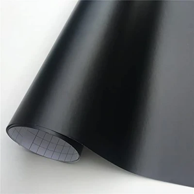 Image of Black Matte Car Vinyl wrap Sheet Film Automotive Wrapping 3000MM x 1520MM