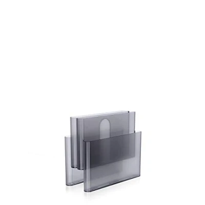 Image of Kartell Portariviste 4 Tasche 30, Grey, 18.5 x 40 34.5 cm