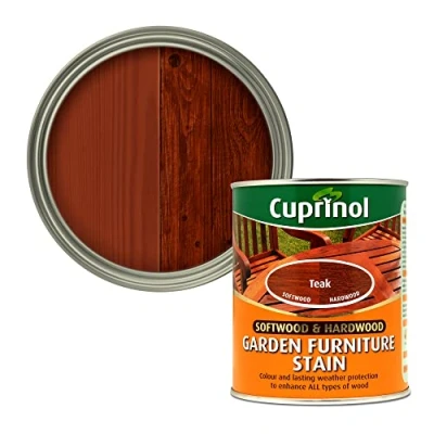 Image of Cuprinol Garden Furniture Stain Exterior Woodcare, Teak,750 ml