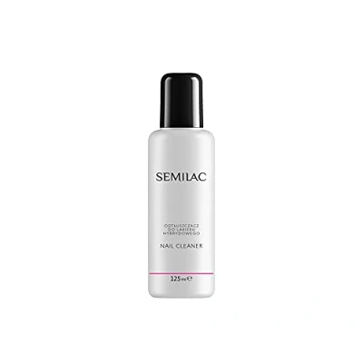Image of Semilac Gel Nail Prep &amp; Wipe Cleaner 125 ml. Polish Residue with Isopropanol Multi purpose Degreaser Cleanse. Removes Sticky Layers For A Long Lasting Manicure.
