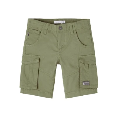 Image of Name it Nkmryan REG NOOS Cargo trousers for kids, Size: 13y, Deep lichen green