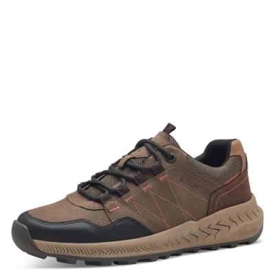 Image of s.Oliver Men&#039;s Low Trainers 5 13660 43 Sneaker, Brown Comb, 11 UK