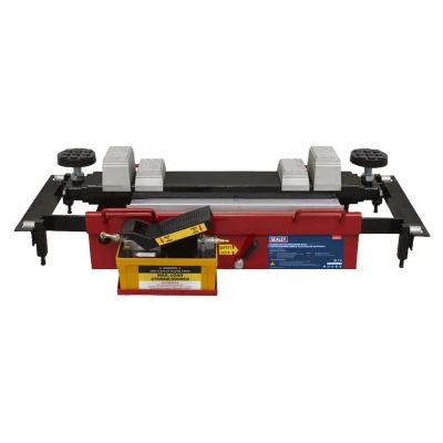 Image of Sealey Air Jacking Beam 2 Tonne with Arm Extenders &amp; Flat Roller Supports