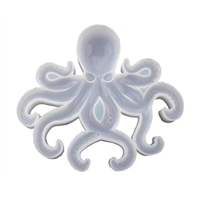 Image of Mirror Ocean Octopus Epoxy Resin Mold Ornaments Silicone Mould DIY Crafts for Soap