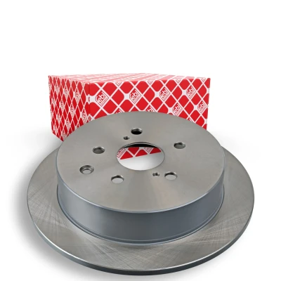 Image of 424310E020, 4243148070 Brake disc FEBI BILSTEIN 108518 Rear Axle 309mm 10mm 5 Hole 114,3mm solid Coated