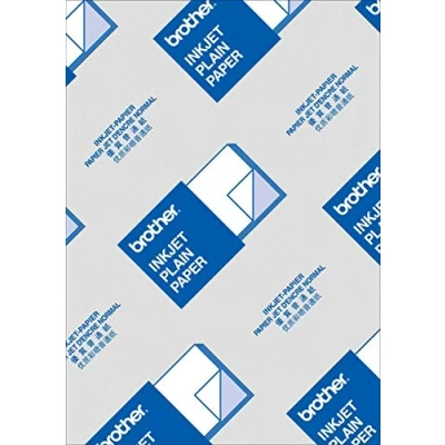 Image of Brother BP60PA Inkjet Paper, A4, Plain, 250 Sheets, Genuine Supplies, White, 297mm (W) x 210 mm (L)
