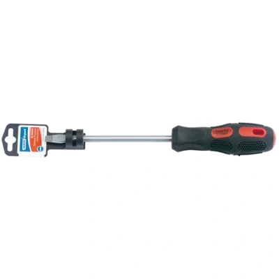 Image of Draper Plain Slot Flared Tip Screwdriver, 8 x 150mm