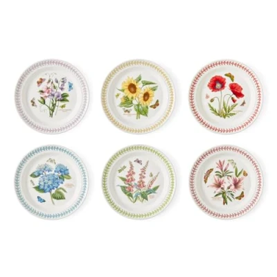 Image of Portmeirion Botanic Garden Meadow Set of 6 Dinner Plates