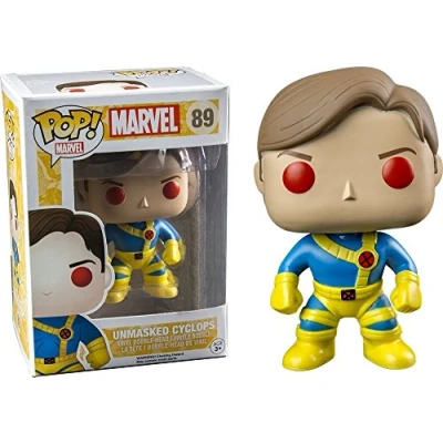 Image of FunKo POP, Marvel X Men cyclops, unmasked, limited, vinyl bobble head figure, 024823 89