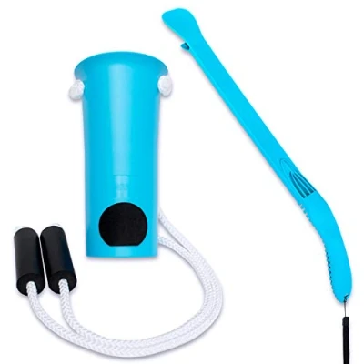 Image of RMS Sock Aid Kit Easy On Off Device for Putting Socks and Removing or Stockings Men Women with Limited Mobility (Blue)