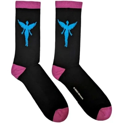 Image of SOCKSHOP Music Collection 1 Pair Nirvana Cotton Socks In Utero Blue One Size