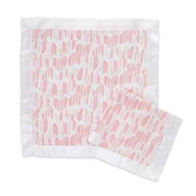 Image of aden + anais Essentials Issie Security Blankets, Super Soft 100% Cotton Muslin, 2 Pack, Briar Rose
