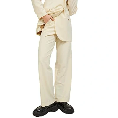 Image of Jack &amp; Jones Women&#039;s Jxmary Regular Hw Pant Noos Chinos, Seedpearl, 32W x 32L