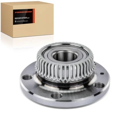 Image of Frankberg 1x Wheel Bearing Hub Rear Axle Compatible with A3 8L1 1996 2003 TT 8N3 Roadster 8N9 B.o.r.a 1J2 Variant 1J6 Golf Leon O.c.t.a.v.i.a I/II Replace# 800179D