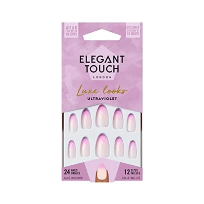 Image of Elegant Touch Luxe Looks Ultra Violet, 12 Nail sizes