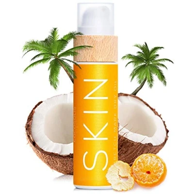 Image of COCOSOLIS SKIN Stretch Mark Dry Oil Organic For Correction &amp; Prevention of Marks Scars Pregnancy During Rapid Change in Weight Rebuilds Skin`s Collagen