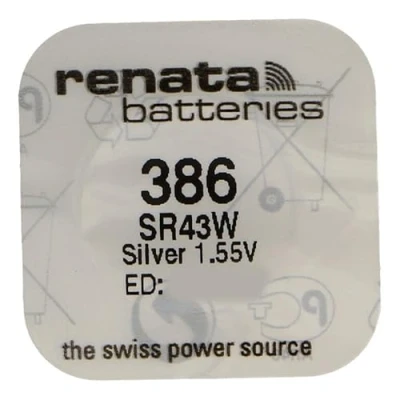 Image of Renata SP 386 Watch Battery Pack of 10