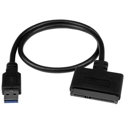 Image of StarTech.com USB 3.1 to 2.5&quot; SATA Hard Drive Adapter Gen 2 10Gbps with UASP External HDD/SSD Storage Converter (USB312SAT3CB)