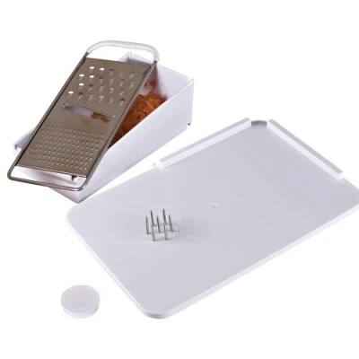 Image of NRS Healthcare Kitchen Spread Board with Spikes and 3 Way Grater