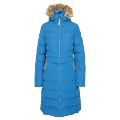 Image of Trespass Womens Audrey II Padded Longer Length Jacket Coat Cosmic Blue S