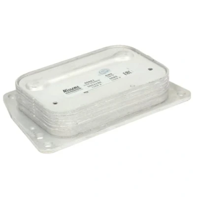 Image of 1630730980, 1657188380, 1672368880 oil Cooler NISSENS 90882 Water cooled without filter housing, with gaskets/seals