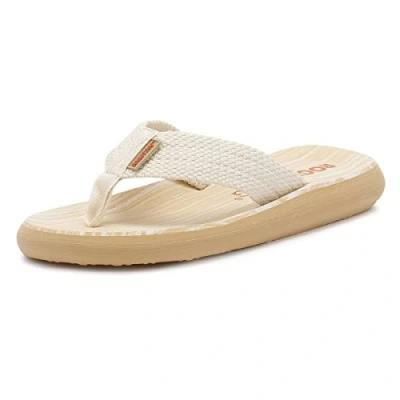 Image of Rocket Dog Women&#039;s Sunset Flip Flops, Off White Double Cream, 6 UK