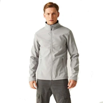 Image of Regatta Professional Men&#039;s Ascender 2 Layer Softshell Jacket Navy Classic Red, Size: 3XL