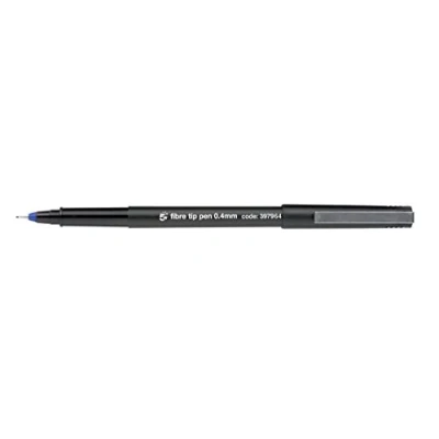 Image of 5 Star Fibre Tip Pen Medium 0.4mm Line Blue [Pack of 12]