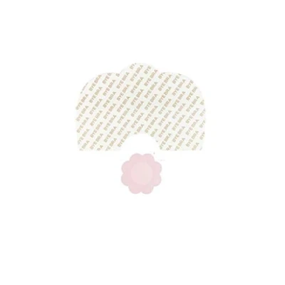 Image of Bye Bra Adhesive Breast Lift Tapes, Stickers, Boob Tape, Cleavage Enhancement Size: A C With Nude Silk Nipple Covers 3 Single use Pairs