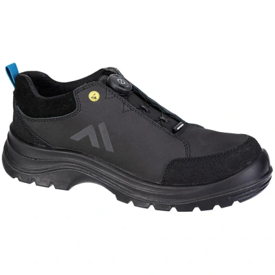 Image of Portwest FX2 Ridge Composite Low Shoe S3S ESD SR FO Black/Blue UK 3 EU 35
