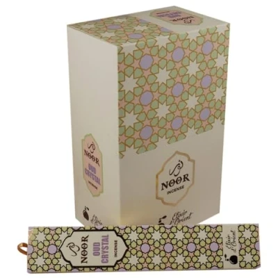 Image of Fragrancia Noor Oud Crystal Incense 1 x 15g Box