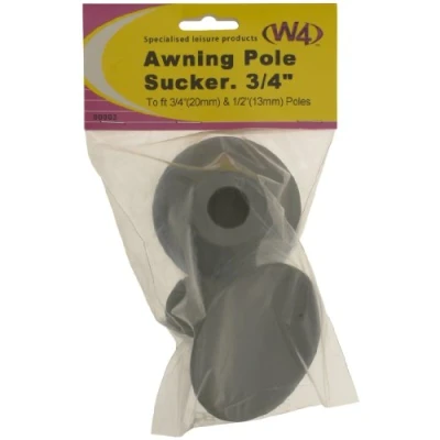 Image of W4 Awning Pole Suckers Grey, 3/4 Inch