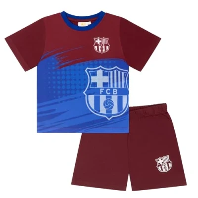 Image of Barcelona FC Short Pyjamas 7 8 years 128cm Multicolor