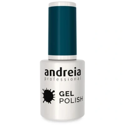 Image of Andreia Semi Permanent Nail Gel Polish for UV/LED Lamp Intense Shine and 4 weeks Lasting French Manicure Varnish Colour 232 Green Shades of Blue 10.5 ml