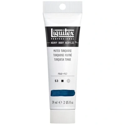 Image of Liquitex Special Release Collection, Heavy Body Acrylic Paint, Muted Turquoise, 59 ml (Pack of 1)